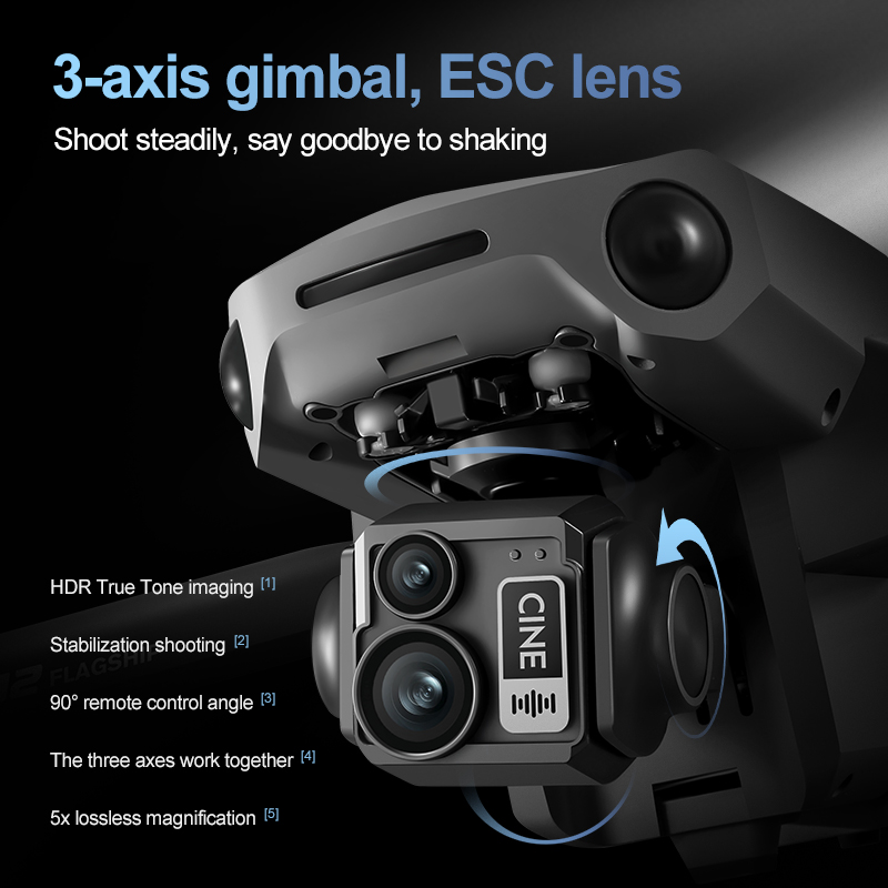 8K 3 Axis Gimbal Brushless 7.2 – Drone Gps Module recenzja i cena