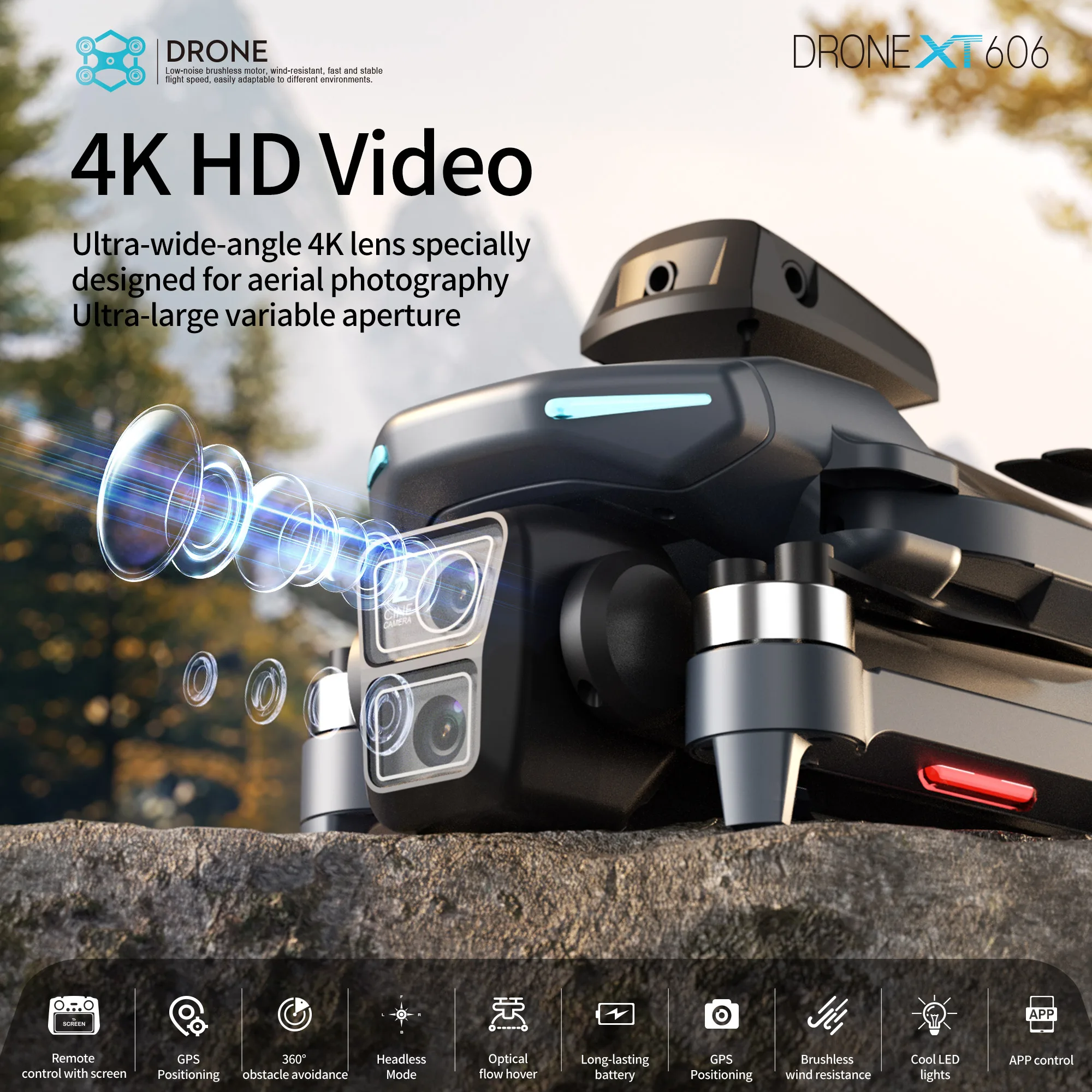 Lenovo XT606 Drone Professiona – Drone Gps Mount recenzja i cena