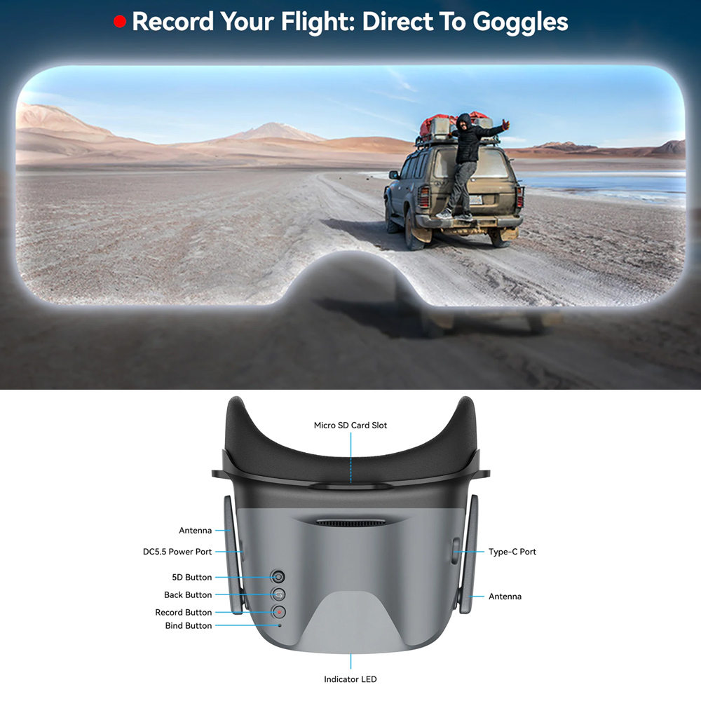 BETAFPV VR04 FPV Goggles HD Pr – Drone Antenna recenzja i cena
