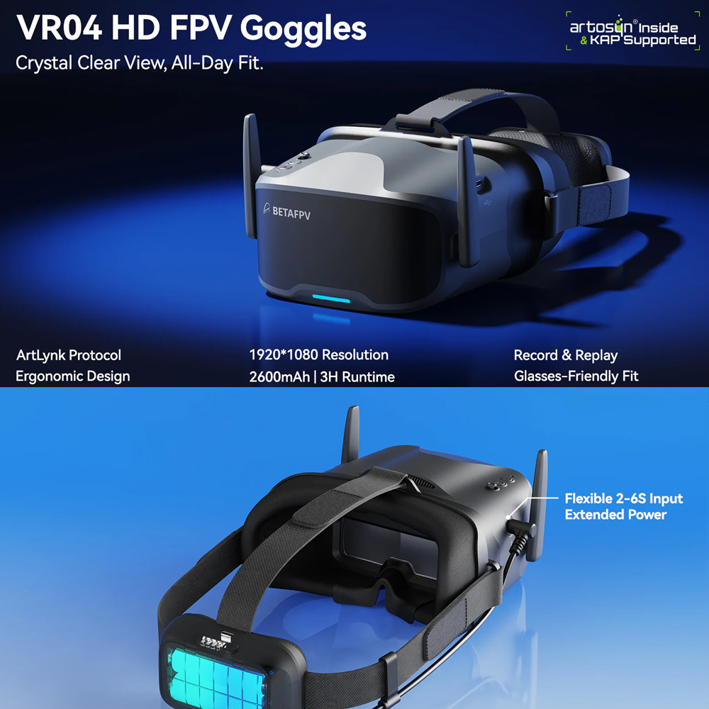 BETAFPV VR04 FPV Goggles HD Pr – Drone Antenna recenzja i cena