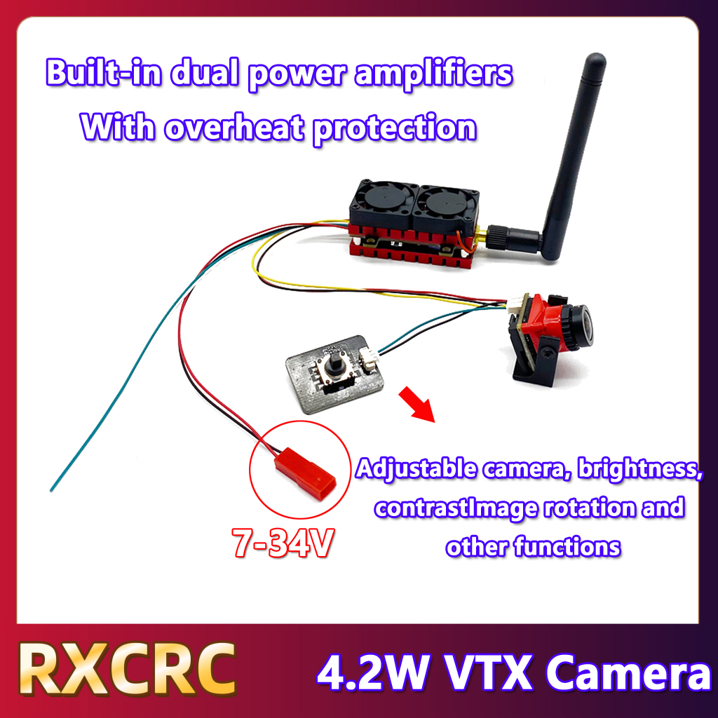 RXCRC 5.8G 48CH 4.2W High Powe – Drone Receiver recenzja i cena