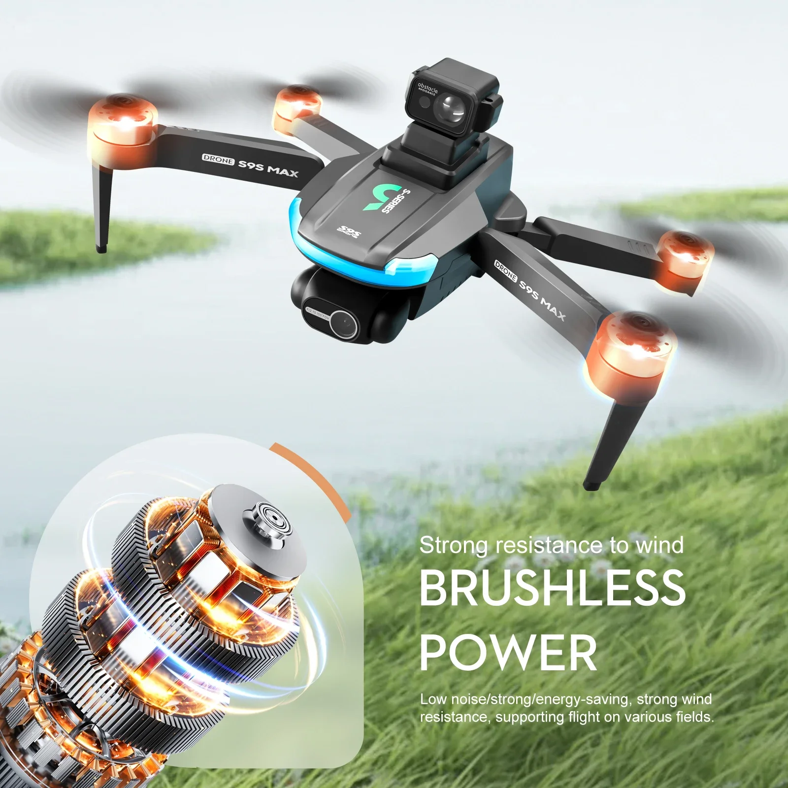 NEW S9S MAX MINI Drone 4K 2-Ax – Drone Gimbal recenzja i cena