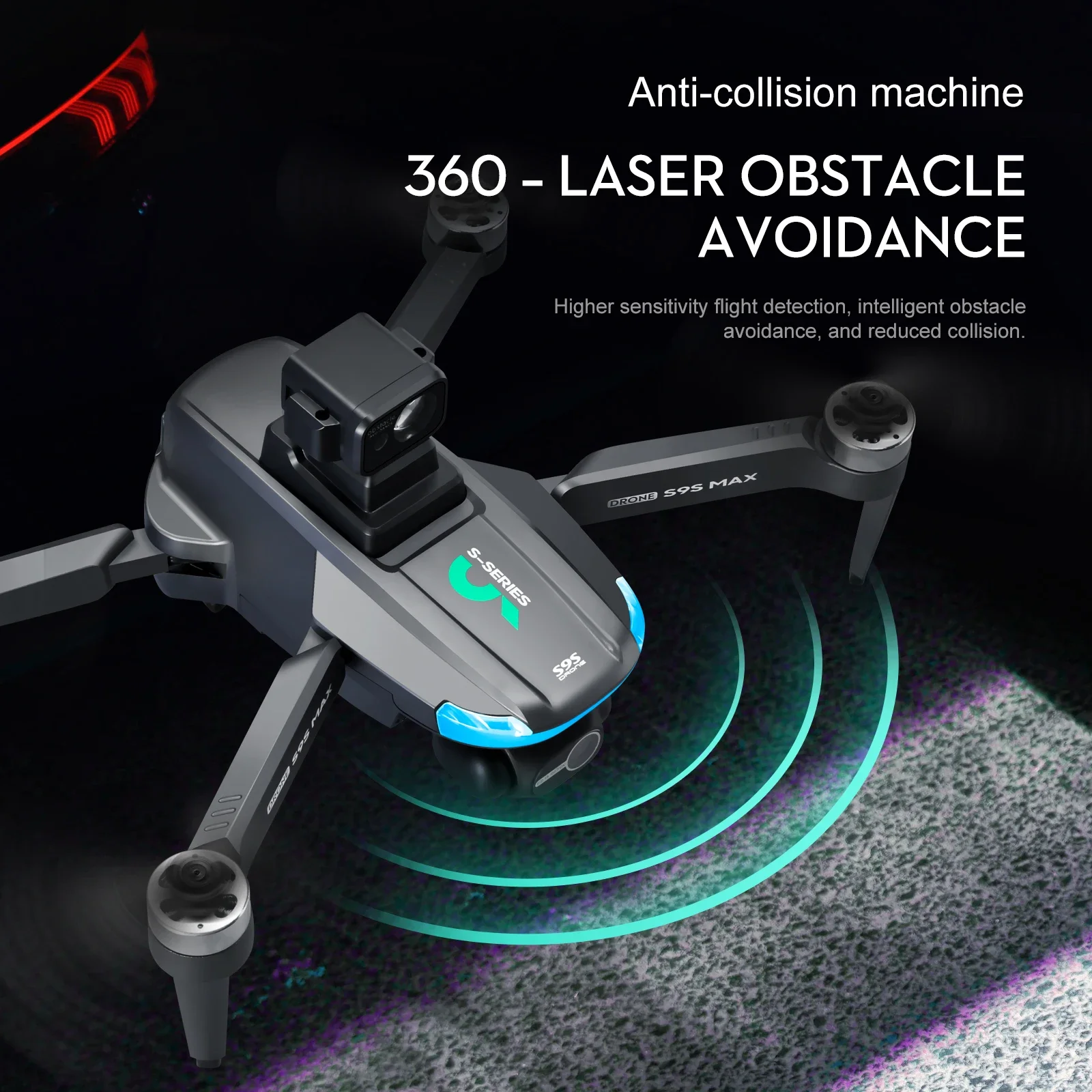 NEW S9S MAX MINI Drone 4K 2-Ax – Drone Gimbal recenzja i cena