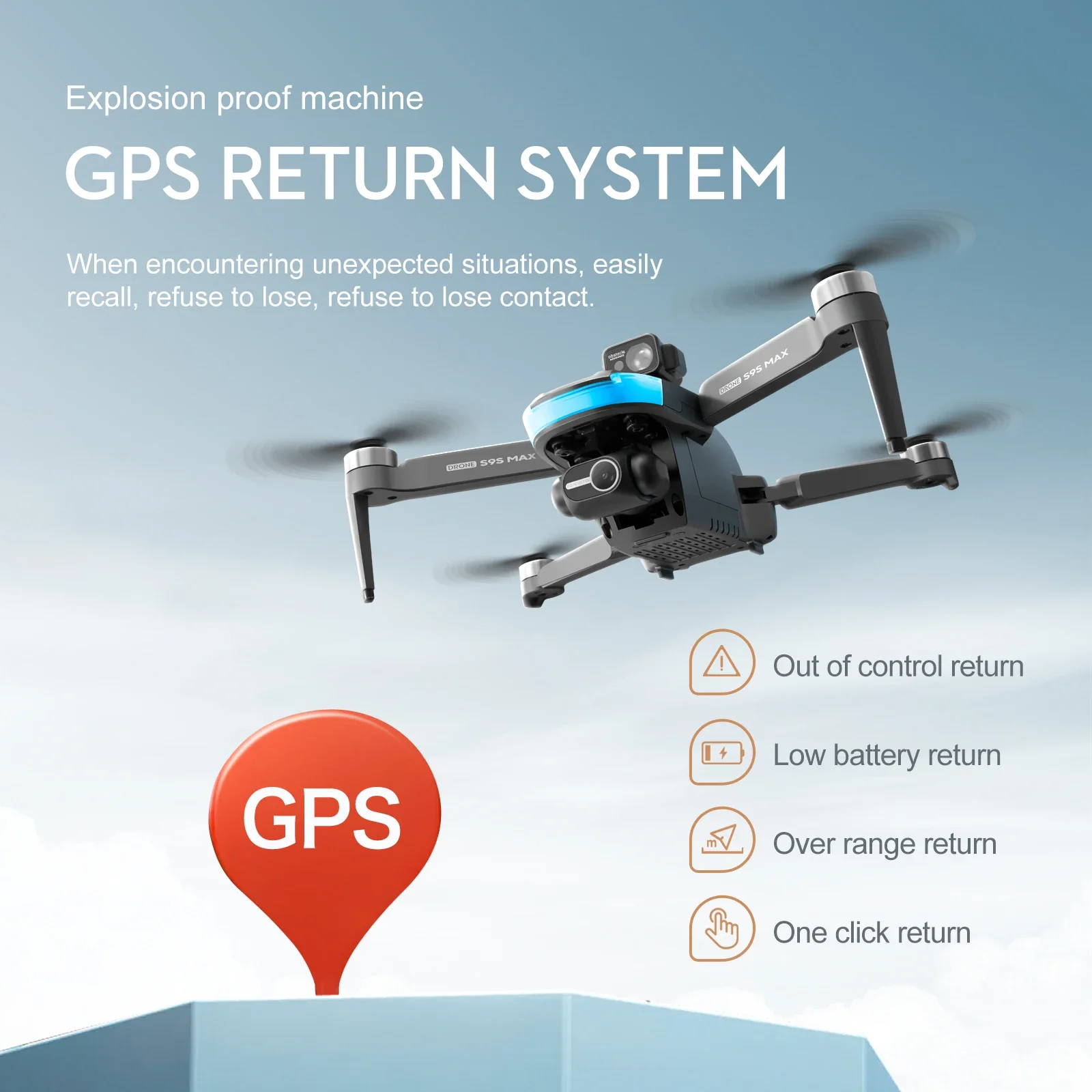 NEW S9S MAX MINI Drone 4K 2-Ax – Drone Gimbal recenzja i cena