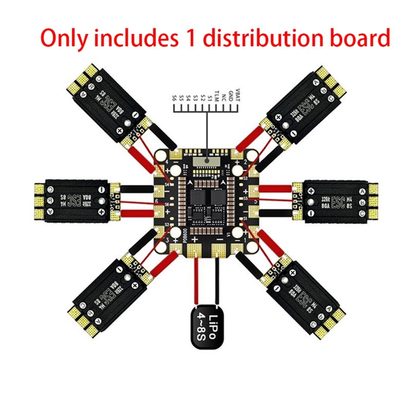 【CYBER MONDAY】1 Pc PDB600A 8S  – Drone Power Distribution Board recenzja i cena