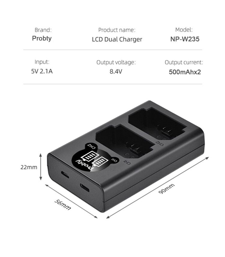 2200mAh NP-W235 NP W235 Batter – Drone Battery recenzja i cena