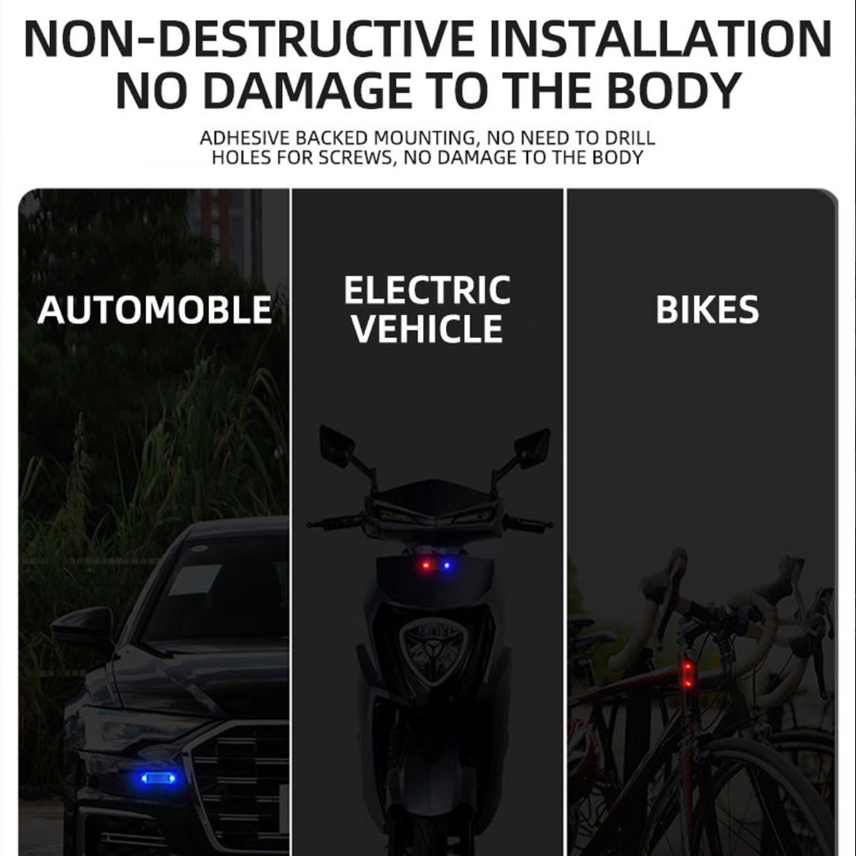Solar Power Anti-Theft Alarm L – Drone Led Light recenzja i cena