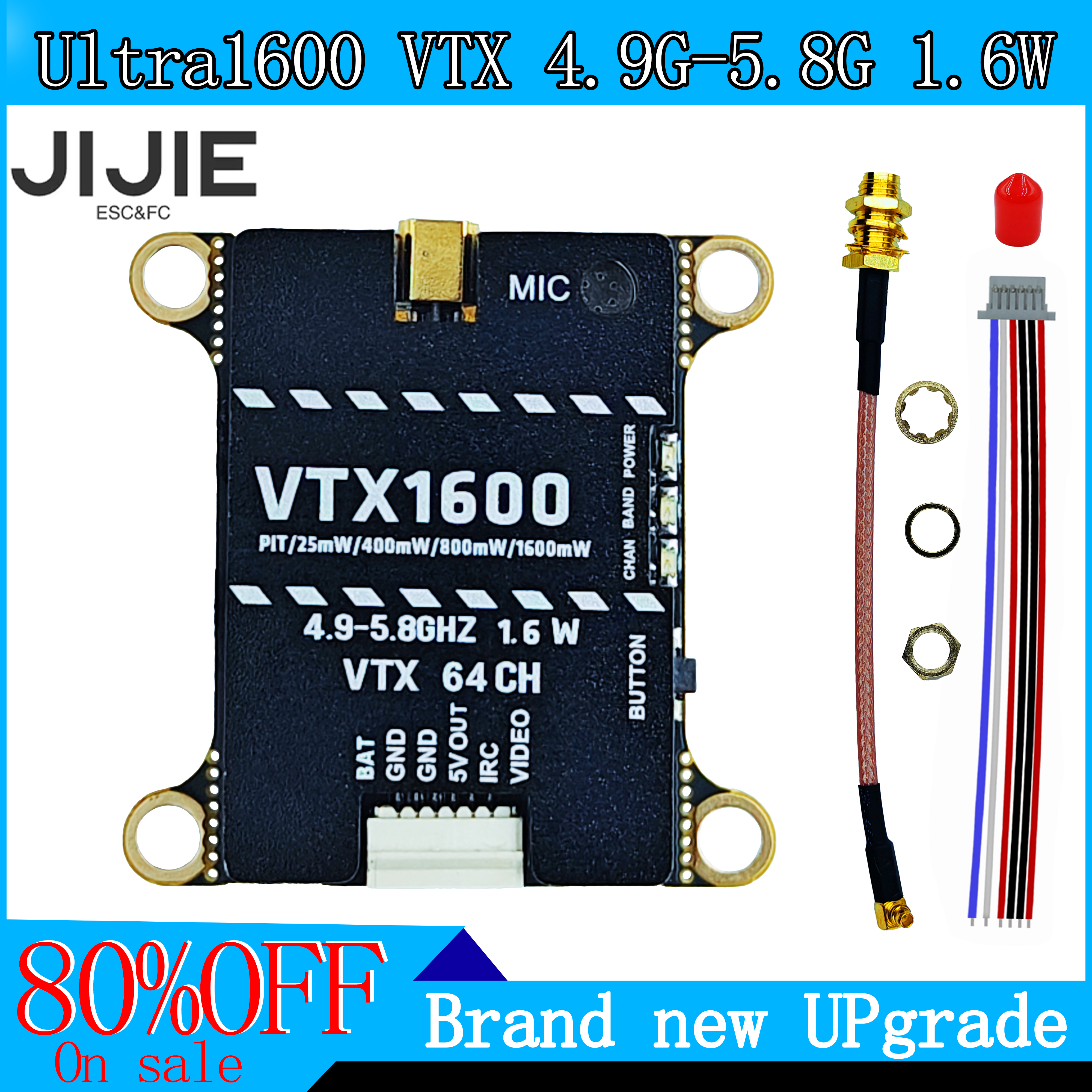 JIJIE Original new 1.6W VTX 2. – Drone Power Distribution Board recenzja i cena