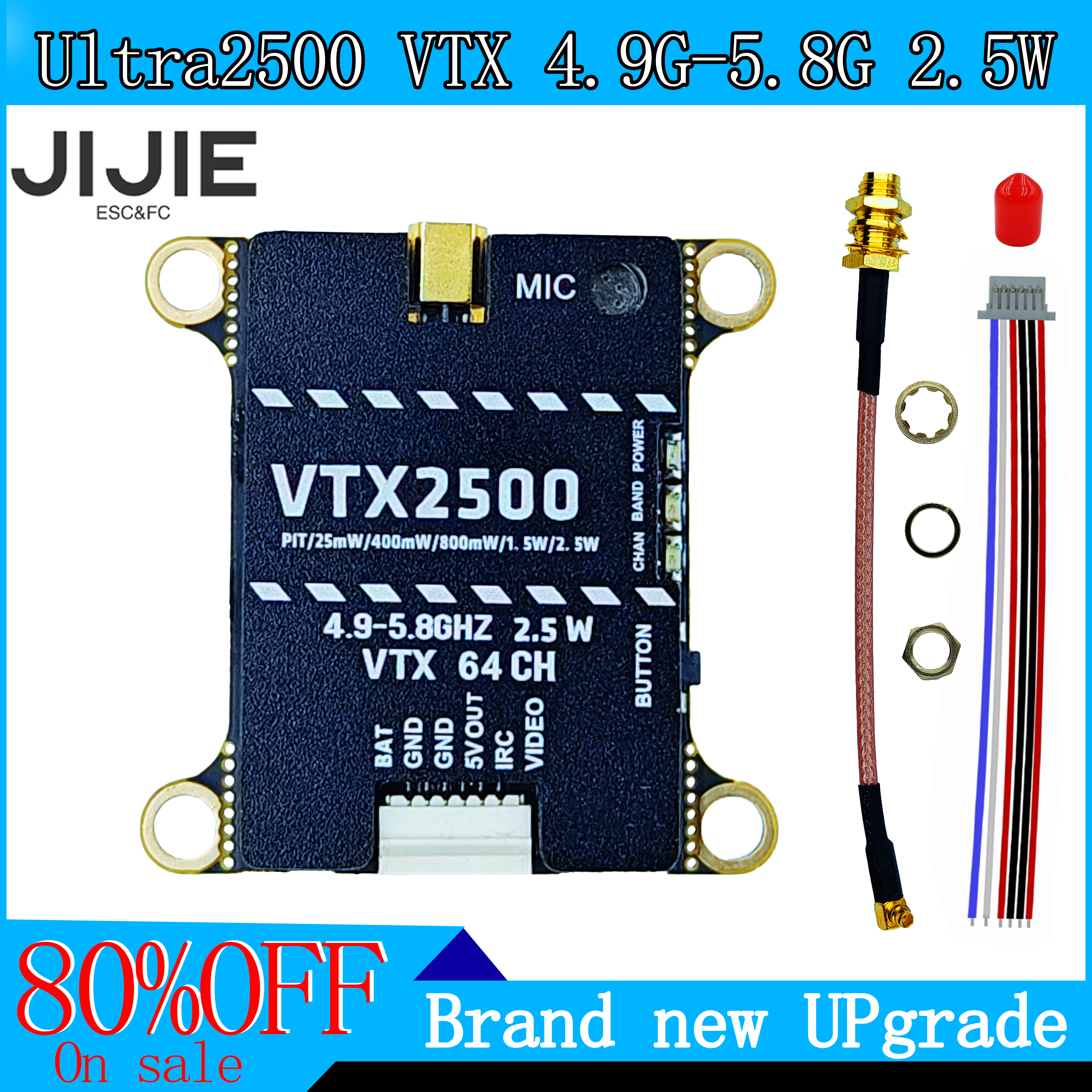 JIJIE Original new 1.6W VTX 2. – Drone Power Distribution Board recenzja i cena