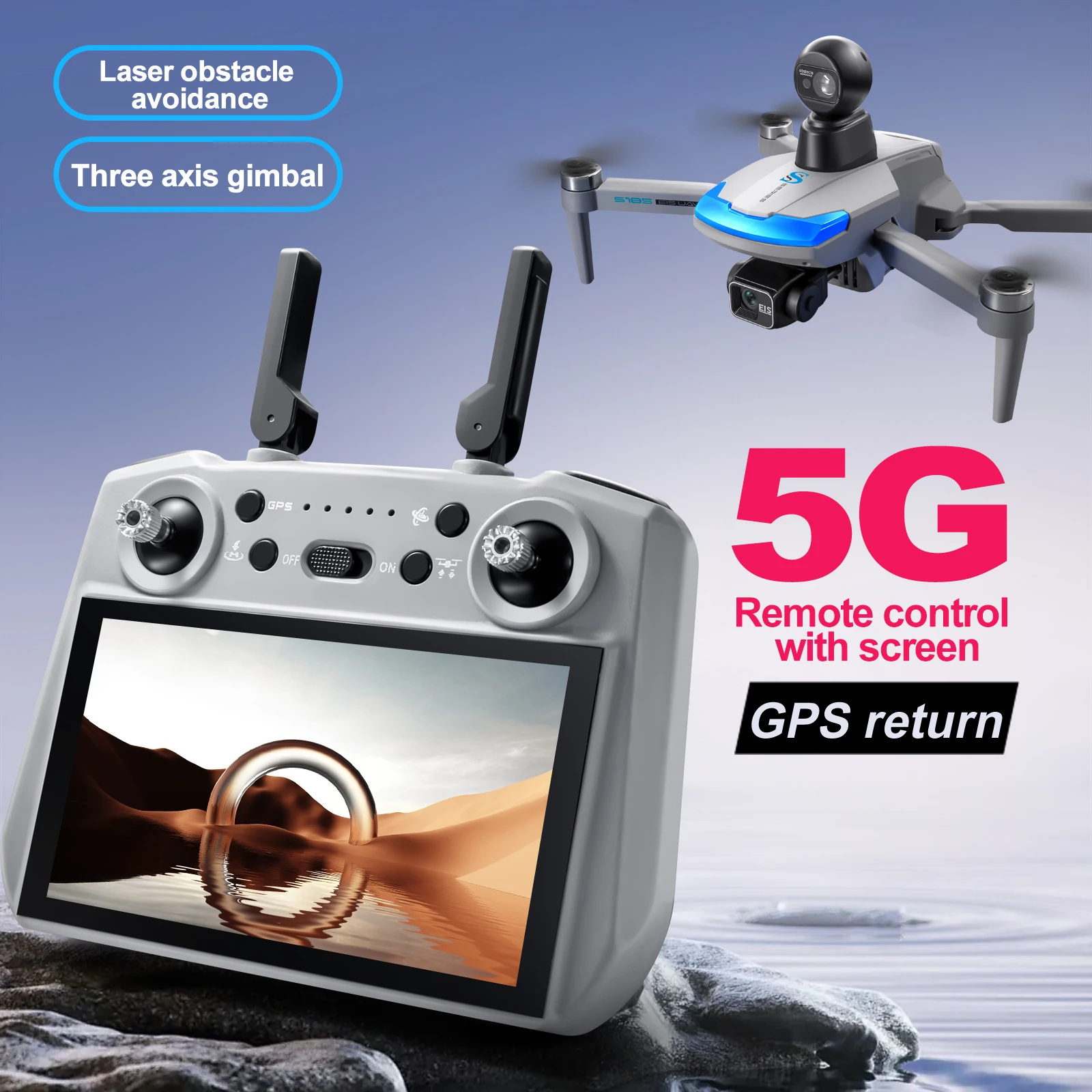 S185 Professional Drone 2.7K H – Drone Gps Mount recenzja i cena