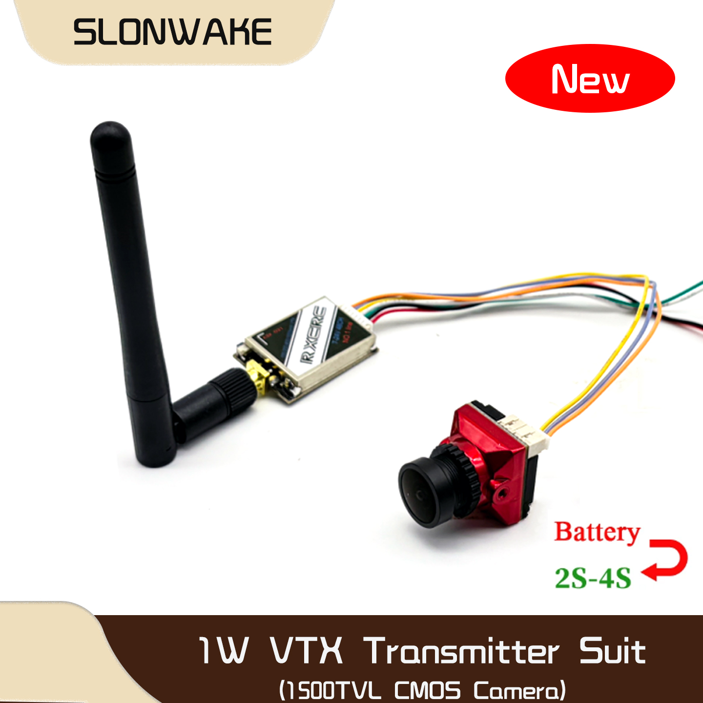 SLONWAKE  5.8G 48CH 1W VTX 100 – Drone Frame recenzja i cena