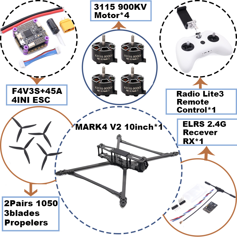 MARK4 V2 10inch F4V3S/F4V3S PL – Drone Power Distribution Board recenzja i cena