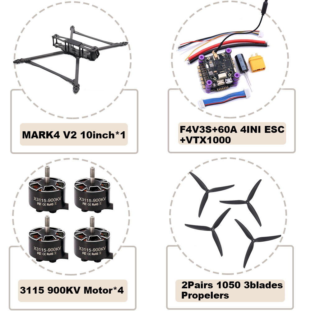 MARK4 V2 10inch F4V3S/F4V3S PL – Drone Power Distribution Board recenzja i cena