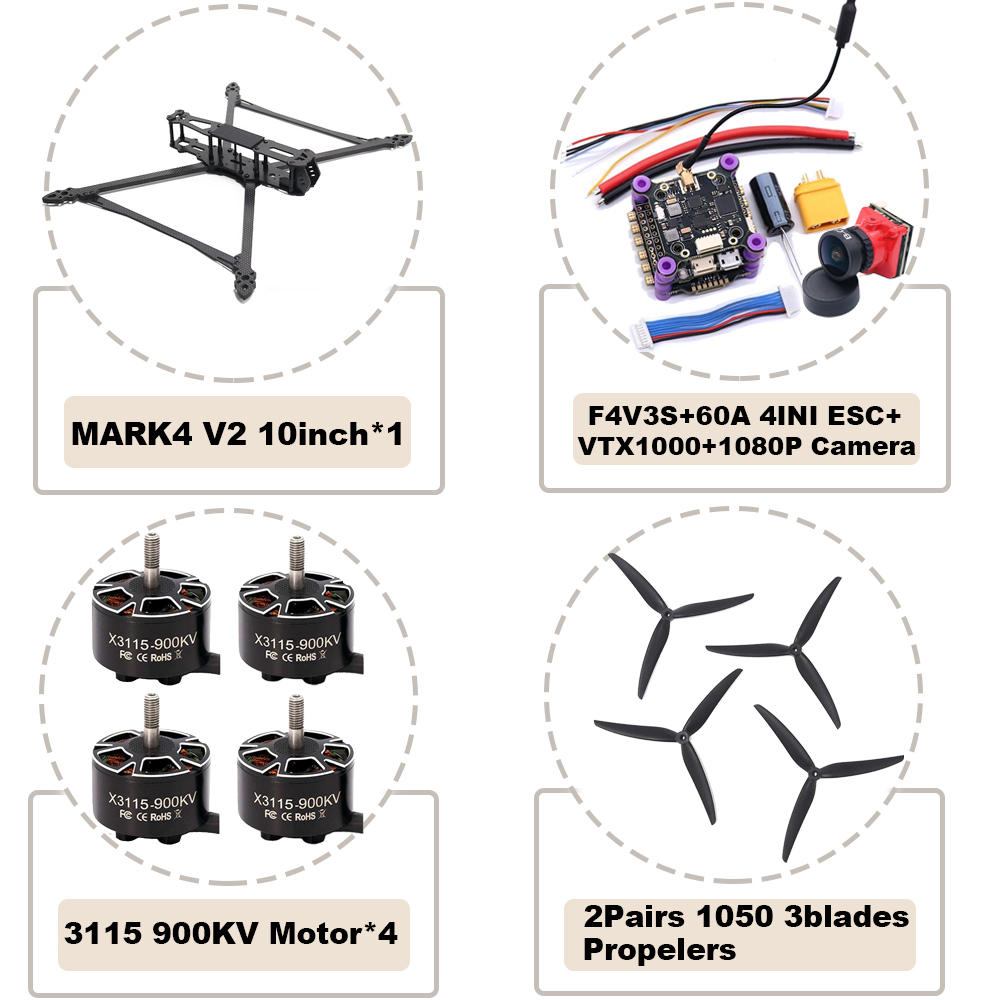 MARK4 V2 10inch F4V3S/F4V3S PL – Drone Power Distribution Board recenzja i cena