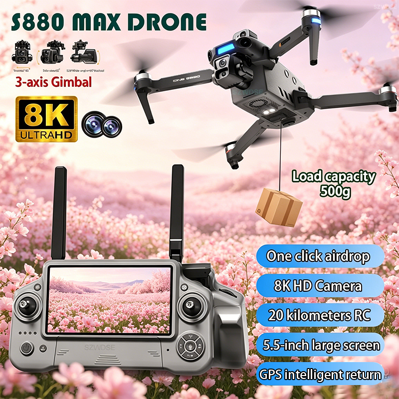 2026 New 8K Dual Camera Drone  – Drone Gimbal recenzja i cena