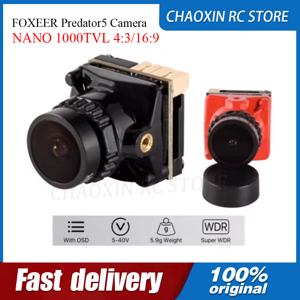 FOXEER Predator5 Camera NANO 1 – Drone Battery recenzja i cena