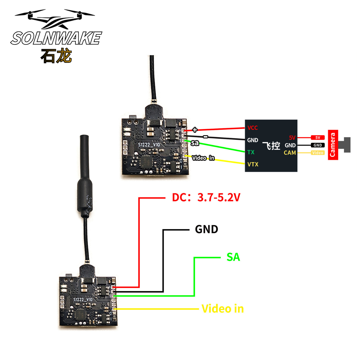 SLONWAKE Nano 5.8G 48CH 200mW  – Drone Receiver recenzja i cena
