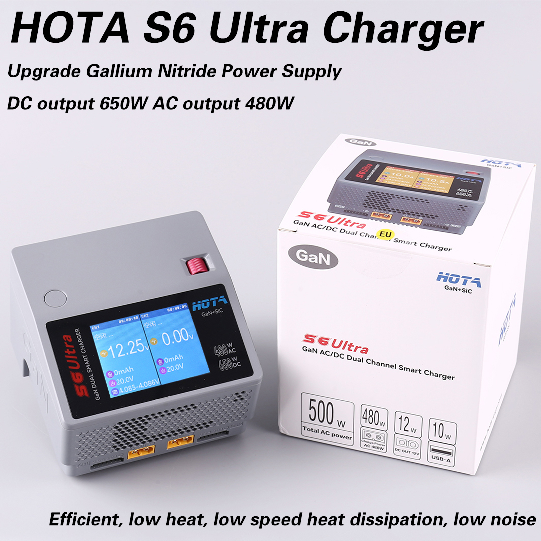 HOTA S6 Ultra Gallium Nitride  – Drone Charger recenzja i cena