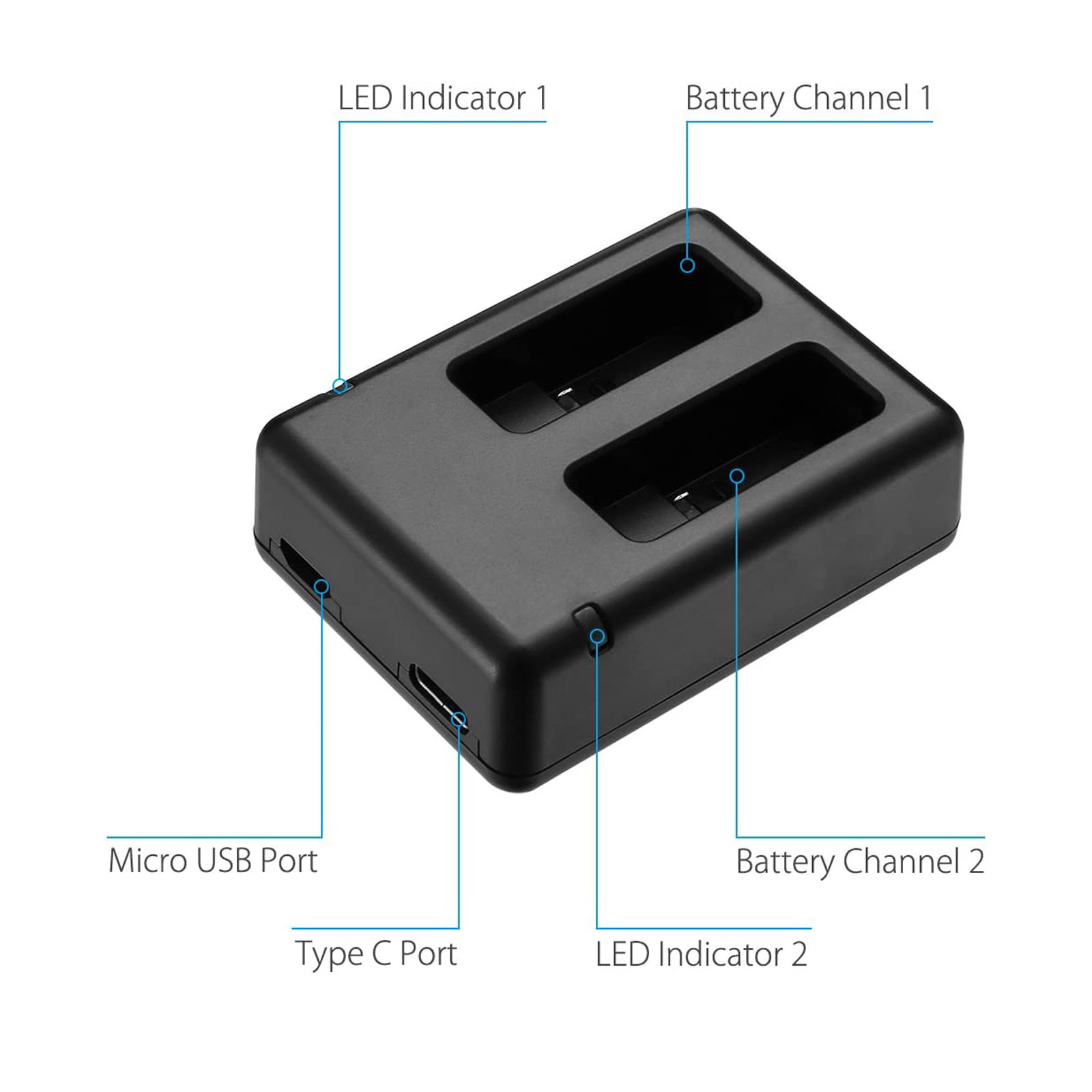 Suitable for GOPRO Hero 5 Char – Drone Battery recenzja i cena