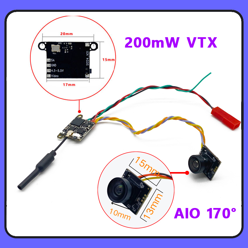 SLONWAKE 5.8G 1200TVL FPV Came – Drone Receiver recenzja i cena