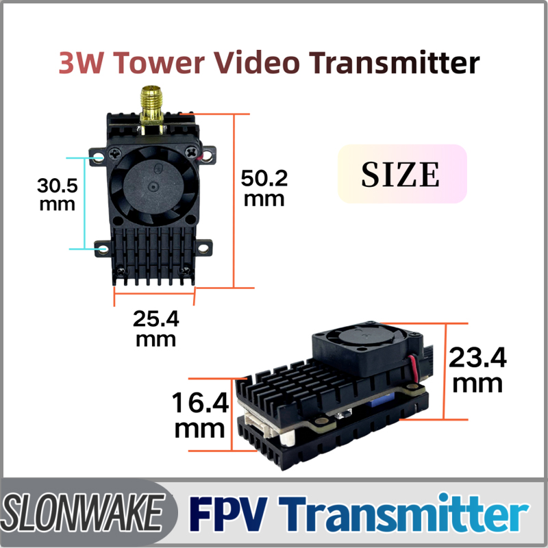 SLONWAKE 5.8G 3000mW Simulatio – Drone Receiver recenzja i cena