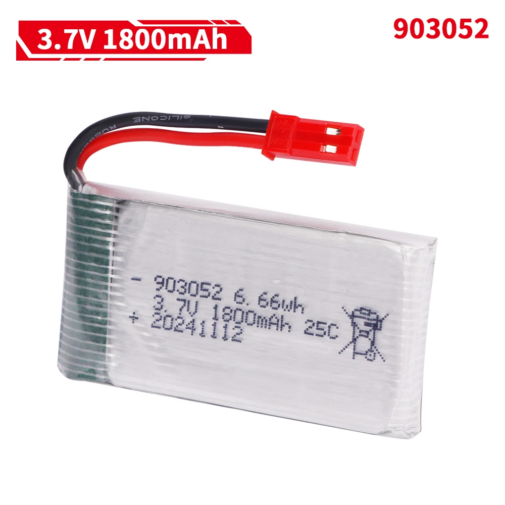 3.7V 1800mAh 903052 lipo Batte – Drone Charger recenzja i cena
