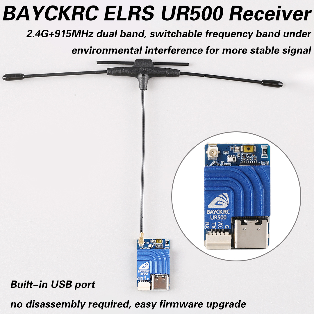 BAYCKRC UR500 ELRS RX 500mW Du – Drone Frame recenzja i cena
