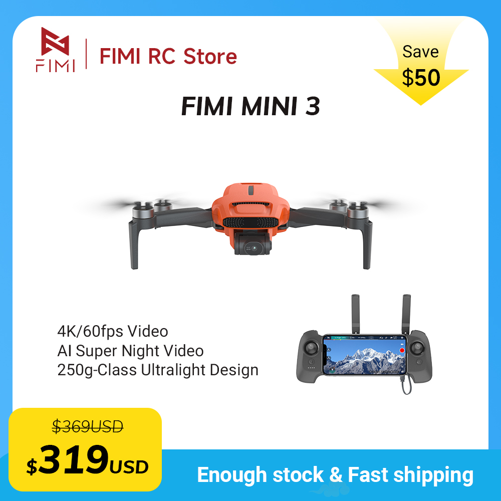 FIMI MINI 3 Camere drone 4K 60 – Drone Gimbal recenzja i cena