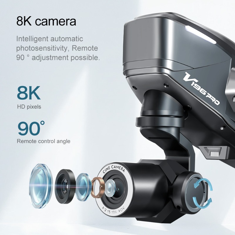 2025 V196 Automatic Obstacle A – Drone Gimbal recenzja i cena