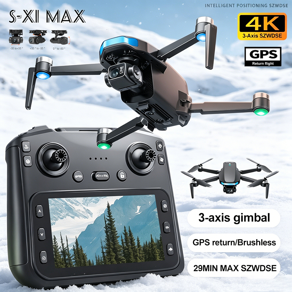 New S-X1 MAX Drone GPS 8K Prof – Drone Gimbal recenzja i cena