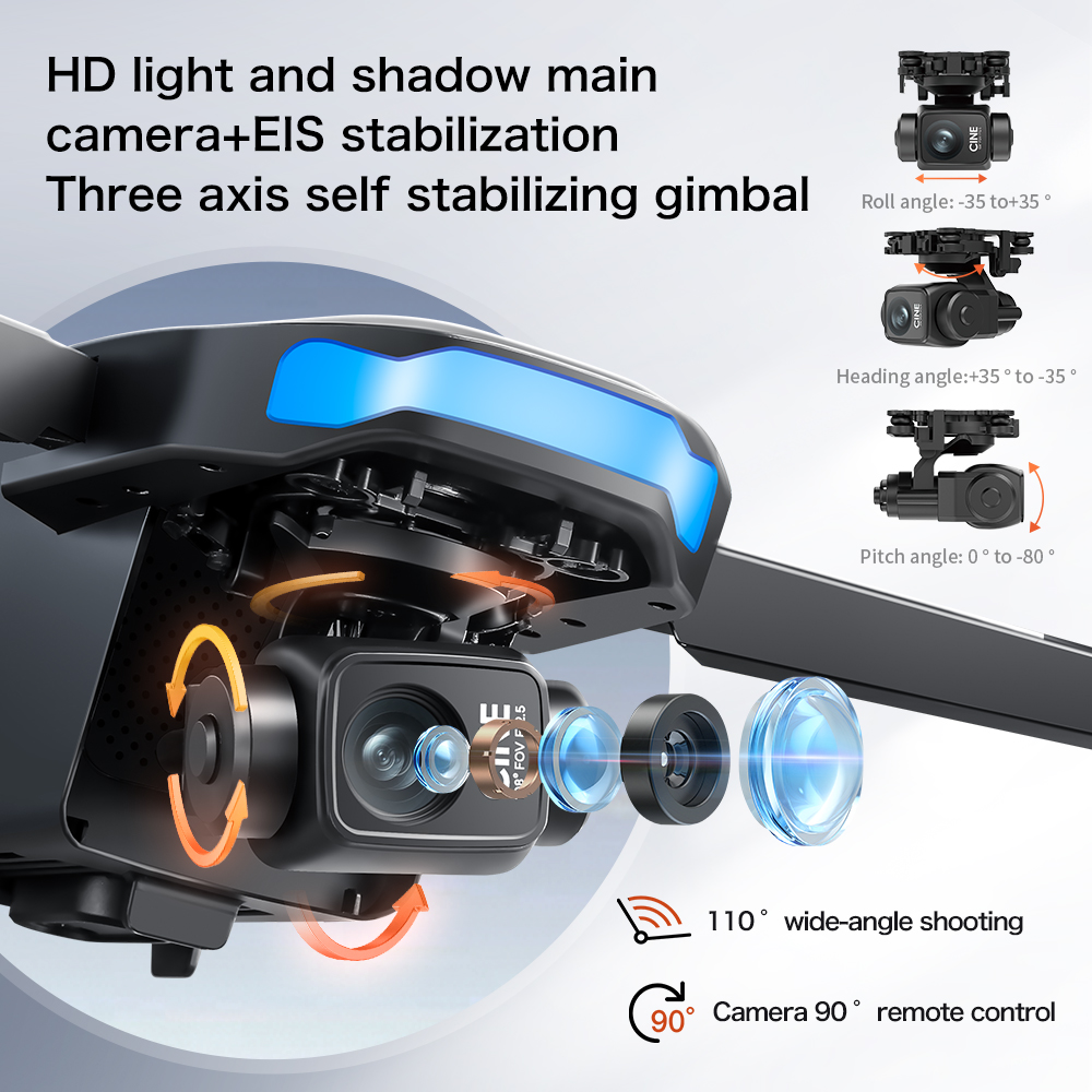 New S-X1 MAX Drone GPS 8K Prof – Drone Gimbal recenzja i cena